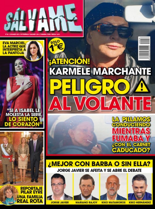 SALVAME portada 29 febrero 2012
