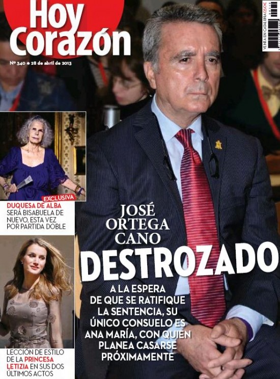 HOY CORAZON portada 29 de Abril 2013