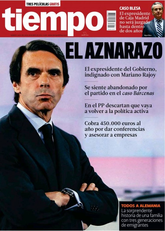 TIEMPO portada 26 de Mayo 2013