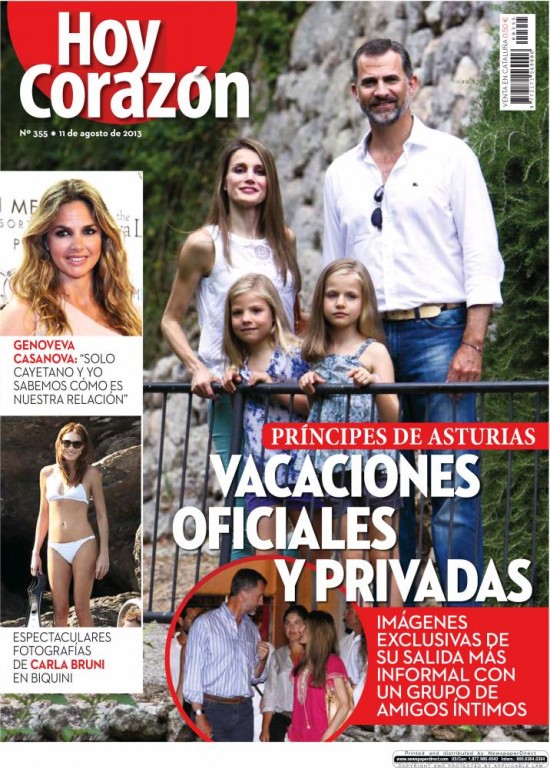 HOY CORAZON portada 12 de Agosto 2013