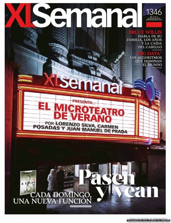 XL SEMANAL portada 11 de Agosto 2013