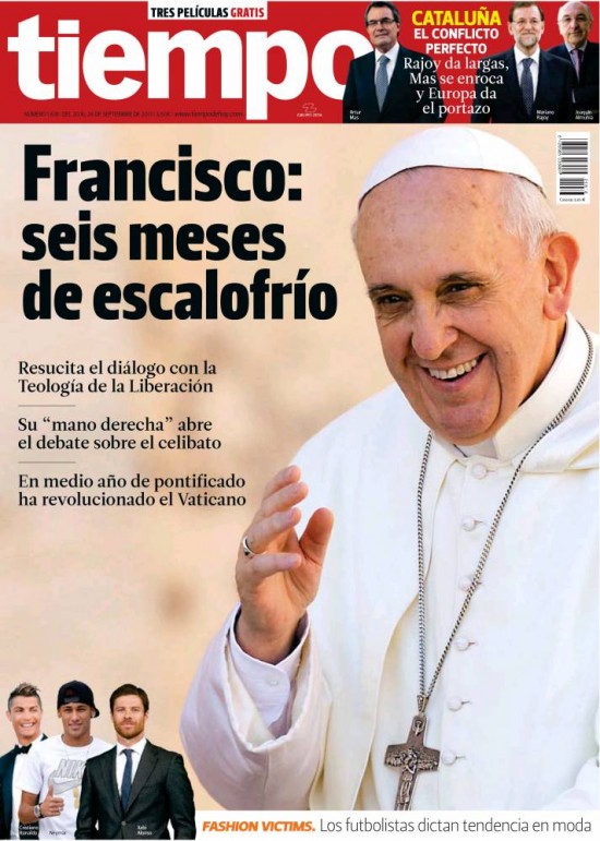 TIEMPO portada 22 de Septiembre 2013