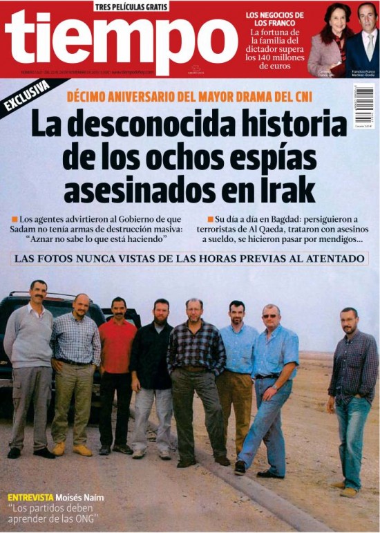 TIEMPO portada 24 de Noviembre 2013