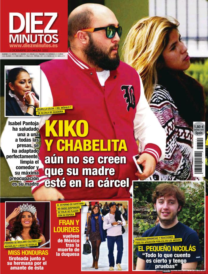 DIEZ MINUTOS portada 26 de Noviembre 2014