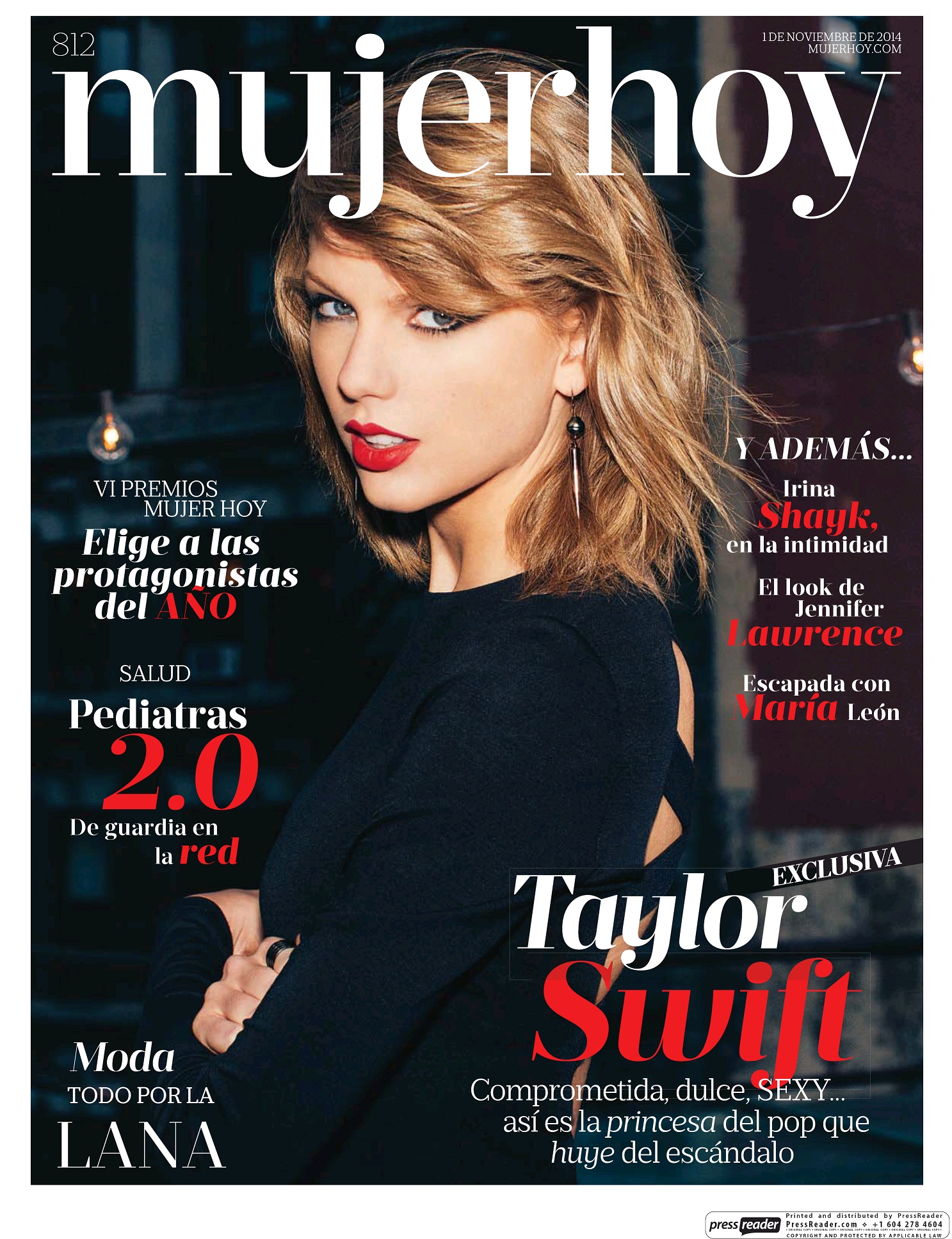 MUJER HOY portada 2 de noviembre 2014