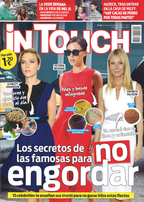 IN TOUCH portada 24 de Diciembre 2014