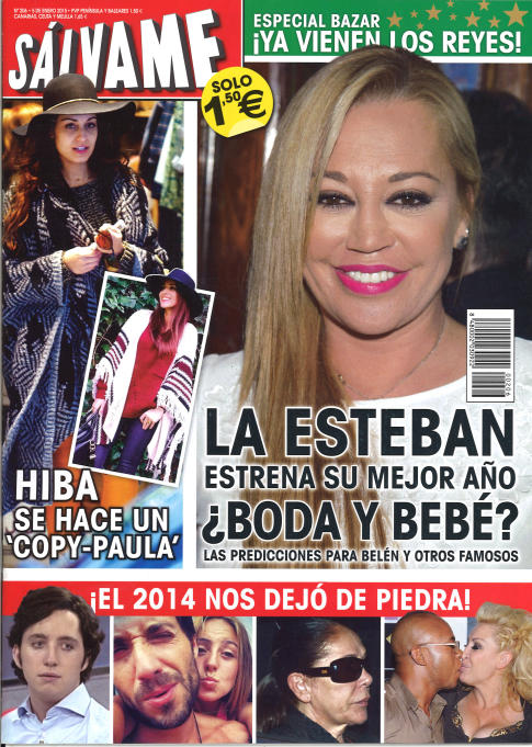 SALVAME portada 29 de Diciembre 2014