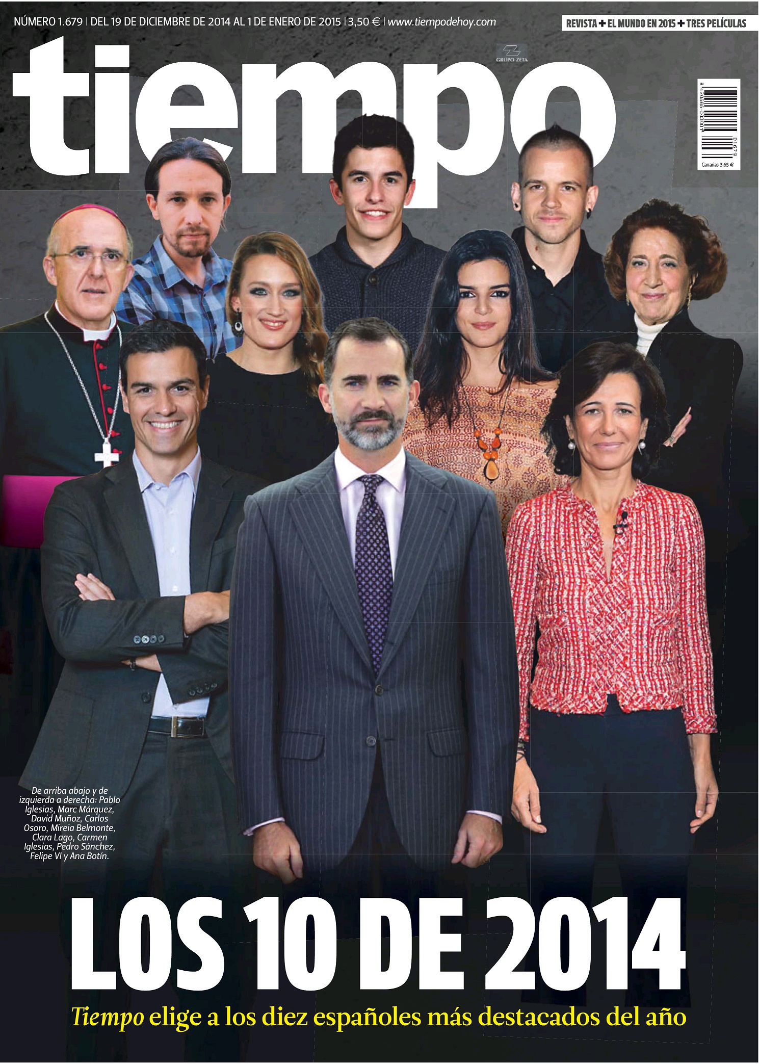 TIEMPO portada 21 de Diciembre 2014