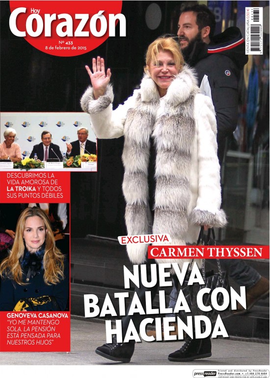 HOY CORAZON portada 8 de Febrero 2015