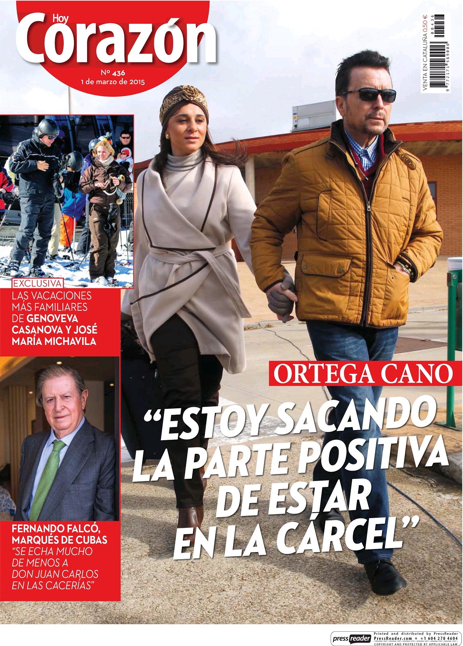 HOY CORAZON portada 1 de Marzo 2015