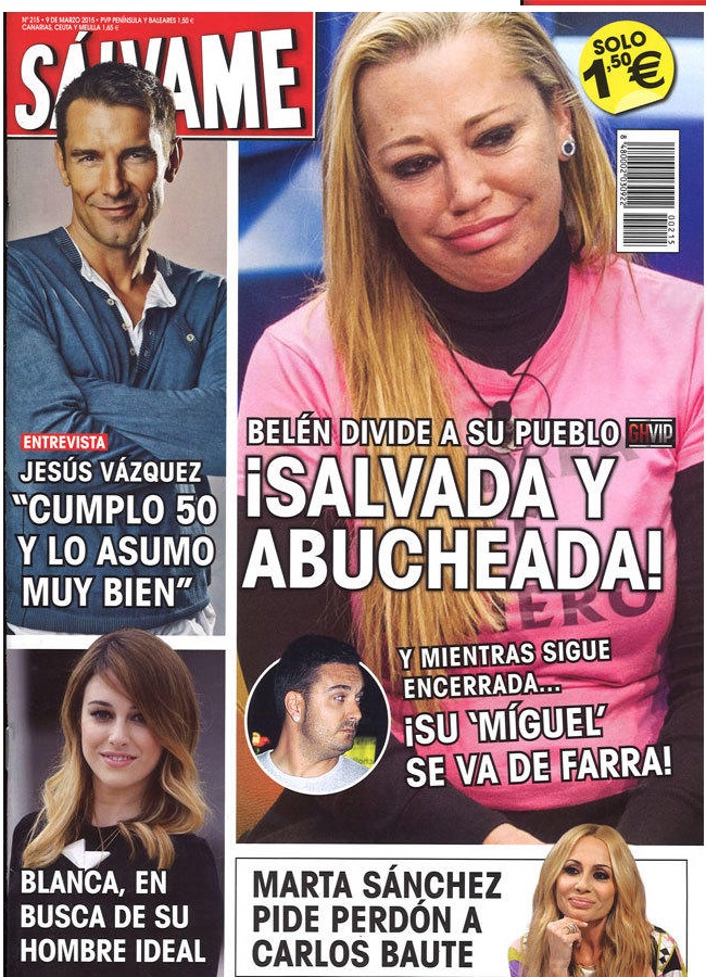 SALVAME portada 2 de Marzo 2015