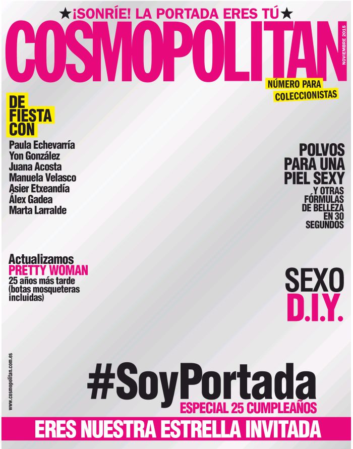 COSMOPOLITAN portada Noviembre 2015